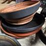 Plastic pots and saucers Image 3