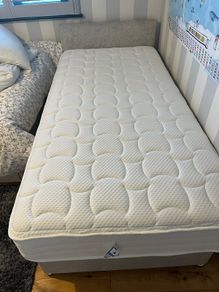 Single bed with Harvey Norman Orion mattress