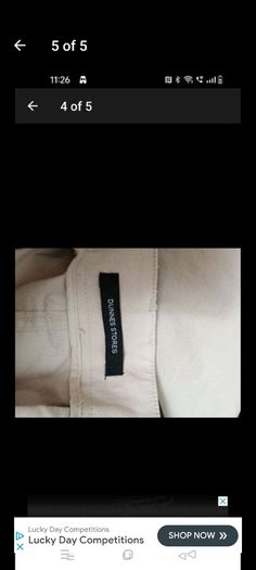 Dunne stores cream stretch cotton skirt, new never worn with Stretch.