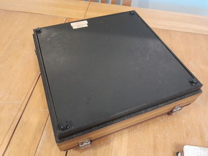 TELLUX TLP4/BSR portable record player. 3 Speed Turntable, 33, 45, 78 RPM. Vintage 1970's. Antique. Vinyl. 70's. Turntable.