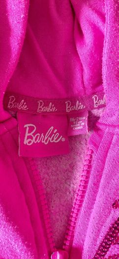 girls authentic barbie tracksuit