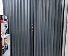 Corrigated Metal Door