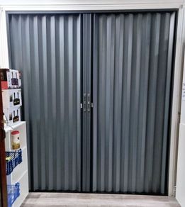Corrigated Metal Door