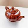 Vintage Chinese brown glazed teapot  H 13cm Image 2