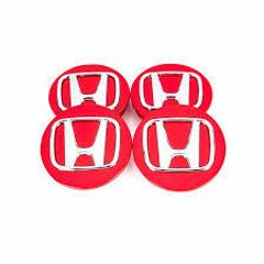 Set of 4 x Honda Centre Caps (69mm)