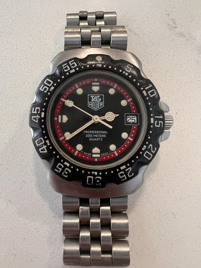 AG Heuer F1 Formula 1 Vintage. New battery. Original box