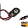 9V Battery to Alligator Clip Adapter Cable Set 5pcs Image 2