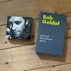Bob Geldof (Signed) Great Songs Of Indifference (The Anthology 1986-2001) & Tales of Boomtown (Hardback book, signed)