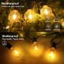 NEW SALE | Solar String Lights Outdoor, 15M/50FT 25 LED Solar Festoon Lights Outdoor, Waterproof 4 Modes Garden Lights for Patio Gate Yard Fence Trees Wedding Party Image 3