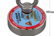 Fishing Magnet N52 Neodymium Magnets 1Pull Force with 10m Rope for Fishing and Magnetic Recovery Salvage Tools Under Water
