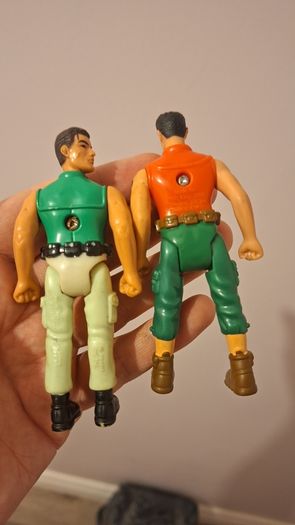 Vintage McDonald's Action Man Figures x2