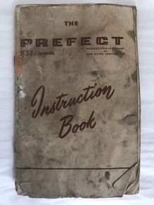1953 Ford prefect instructions manual