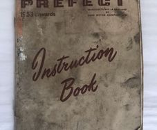 1953 Ford prefect instructions manual