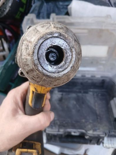dewalt impact drill & box for parts or repair