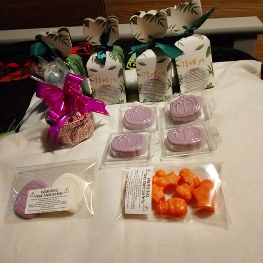 candle and wax melt gift set