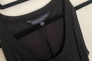 french connection black top new size 8
