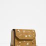 ZARA Crossbody Bag Yellow Crocodile Embossed Bugs Magnetic Pocket! Image 9