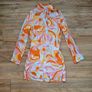 Mango Orange Shirt Dress Image 3