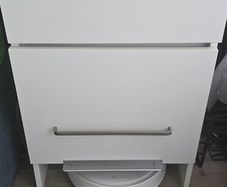 Robot vaccum cleaner cupboard