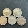 5 Silver Irish Florins Image 2