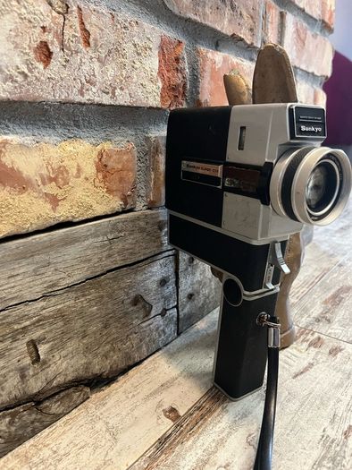 vintage movie camera
