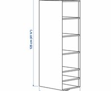 2 Ikea skubb hanging organisers
