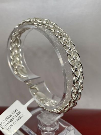 Sterling Silver Byzantine Bracelet