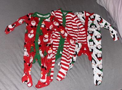 Christmas babygros 0-3