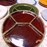 Vintage Fondue Plates Image 7