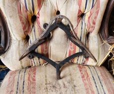 antique saddle rack
