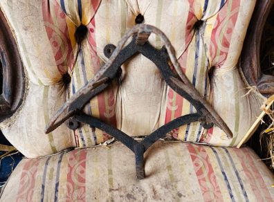 antique saddle rack