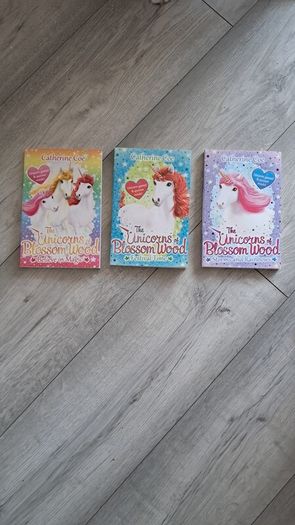 3 x Unicorns of Blossom Wood books
