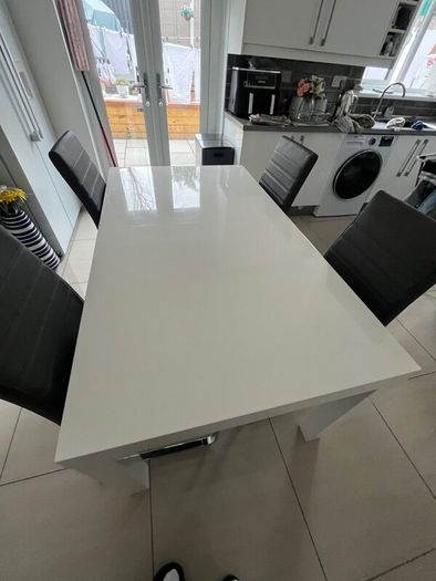 Dining table and chairs