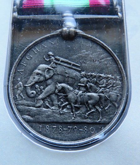 Anglo Afghan War Medal Victorian stamp envelope cover (Kabul elephant carrying cannon) Full size replica