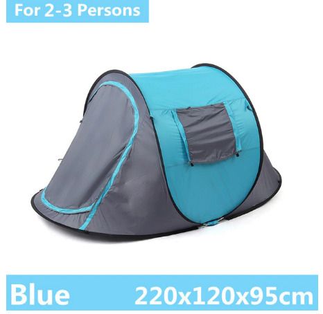 2-3 People Fully Automatic Camping Tent Windproof Waterproof Automatic Pop-up Tent Family Outdoor Instant Setup Tent 4 Season