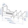 Ikea BUSUNGE Extendable childrens bed Image 2