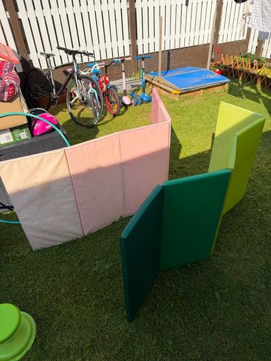Gym Mat Kids Mat Folding Mat (2pcs) Garden mat