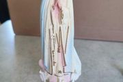vintage celluloid image Virgin Mary statue our lady of fatima portugal