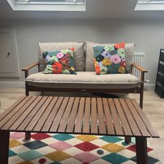 1 x 2 seater, 2 x single seaters & coffee table lounge set