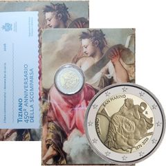 San Marino 2 Euro Brilliant Uncirculated Coin 2026 - 450th Anniversary of the Death of Tizian