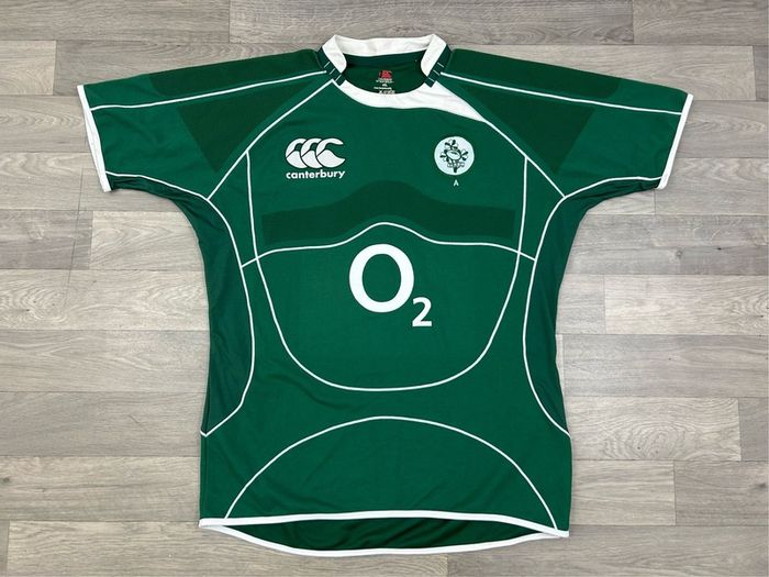 Rare Vintage 2007 Ireland Rugby A Team Player Issue Jersey Shirt Mens 4XL