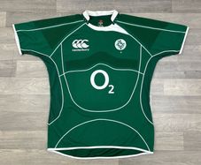 Rare Vintage 2007 Ireland Rugby A Team Player Issue Jersey Shirt Mens 4XL
