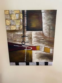Contemporary painting on canvas