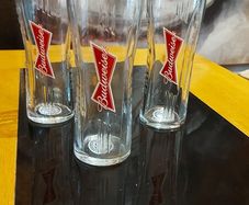 Budweiser  Glasses  [ x 24 ]
