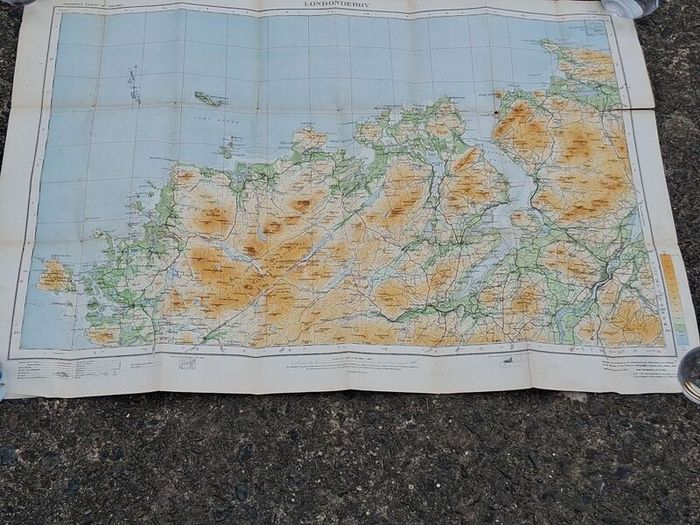 Ordnance Survey Map of Derry Layered Edition (Sheet 1 of the Series)