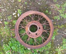 Vintage Car Wheel
