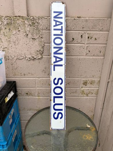 Enamel Sign