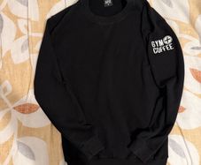 Black gym coffee sweater
