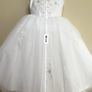 Beautiful  Communion Dress (Polka) with Bolero) Image 4