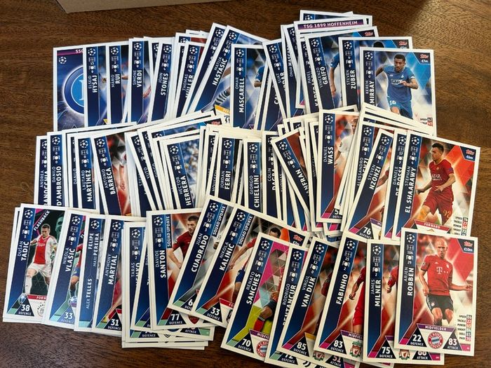 Topps Panini 4Kg / 1600+ football Cards Lot Bulk Bundle all different